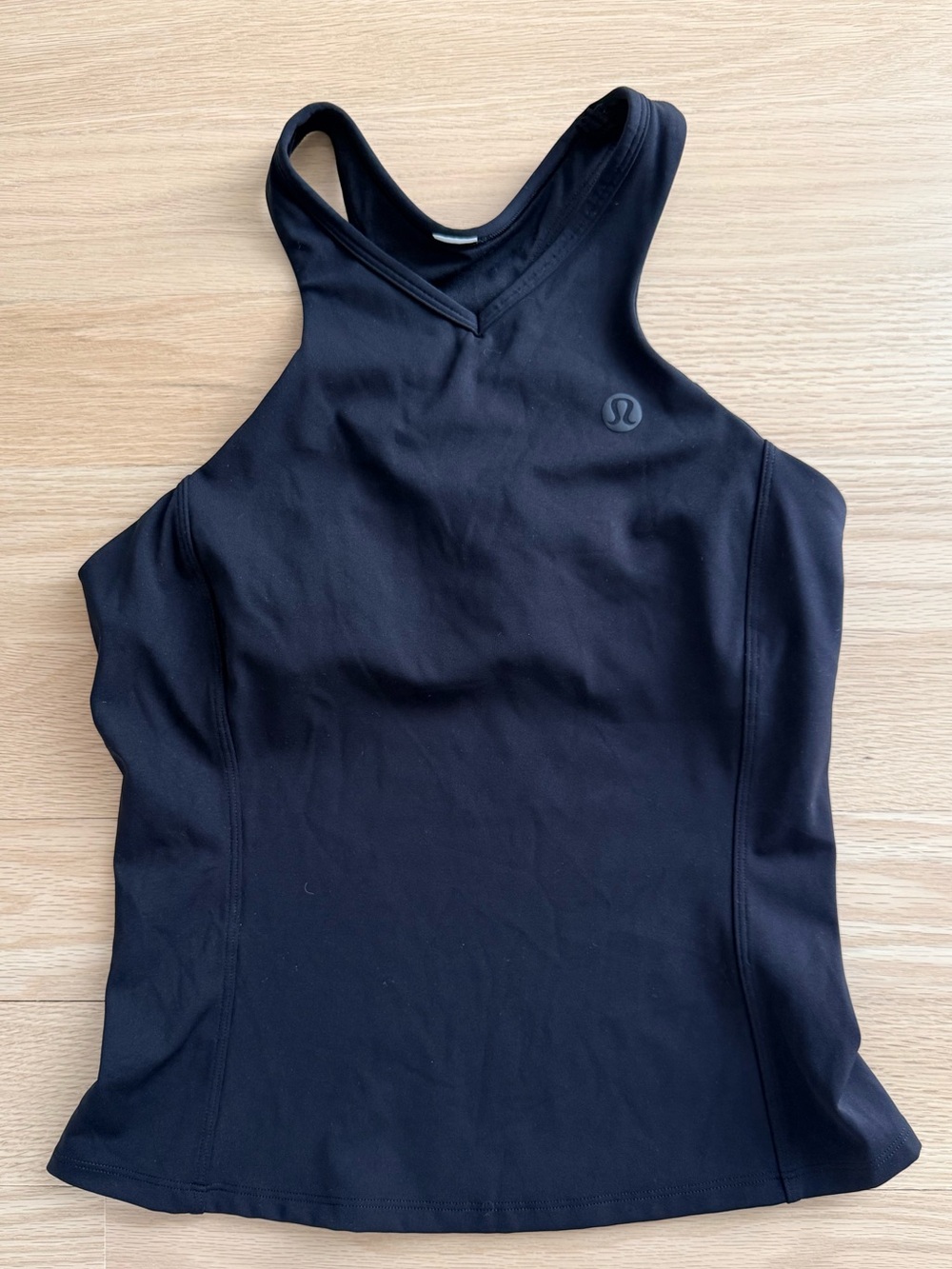 Lululemon athletica Black High-Neck Racerback Tank